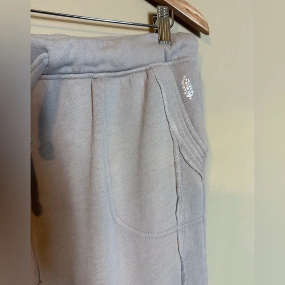 Free People Movement  -size large tan joggers - Picture 2 of 10